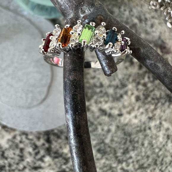 🌈 Rainbow earrings and Ring - Picture 5 of 6